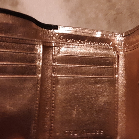 Ted Baker Faux Diamond Clasp Wallet - Picture 4 of 5